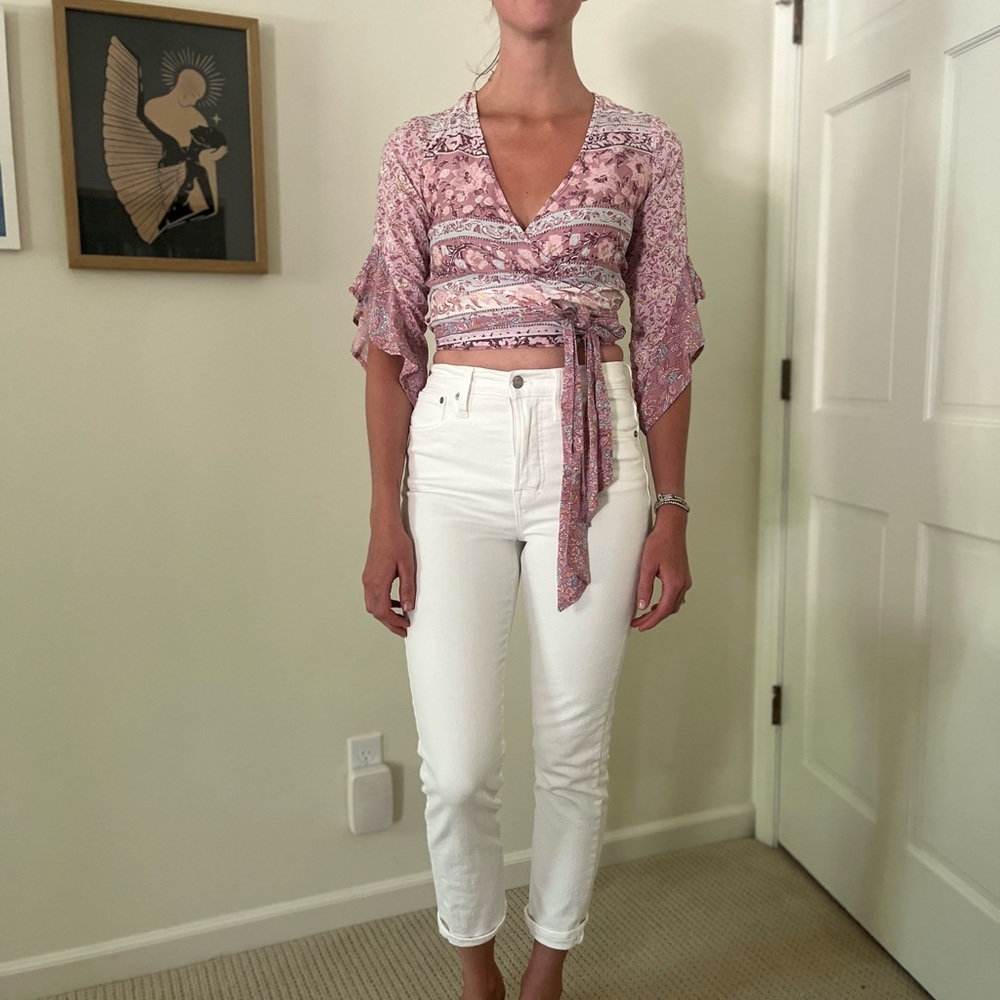 Billabong Pink Wrap Top